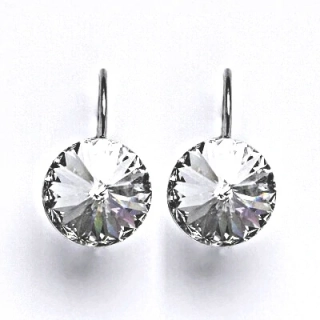 Stříbrné náušnice Swarovski crystal - NK1469