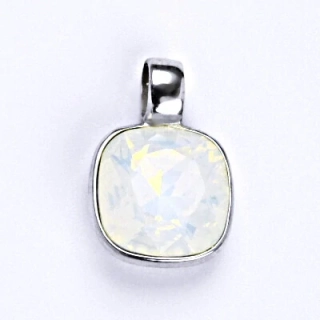 Stříbrný přívěsek Swarovski water white opal - P1375